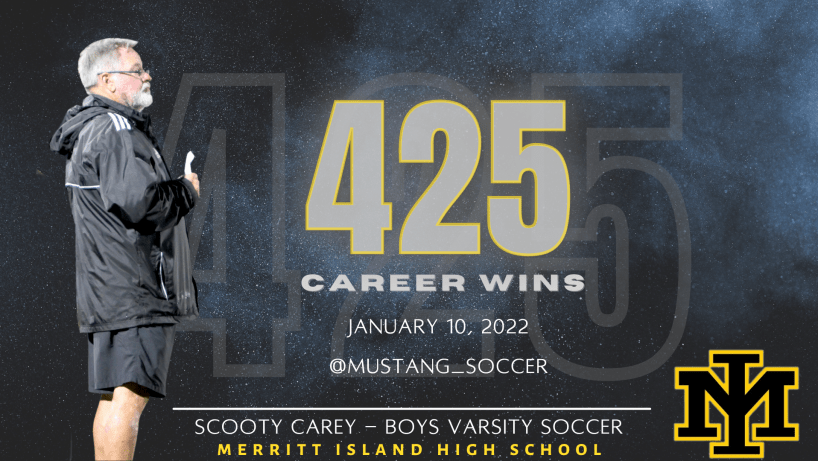 Coach Scooty Carey 425 wins